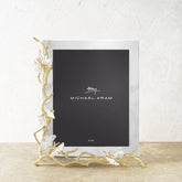 Gold Butterfly Ginkgo Reflective 8x10" Picture Frame
